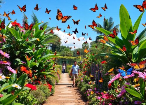 Visit the Butterfly Garden at Dubai Miracle Garden