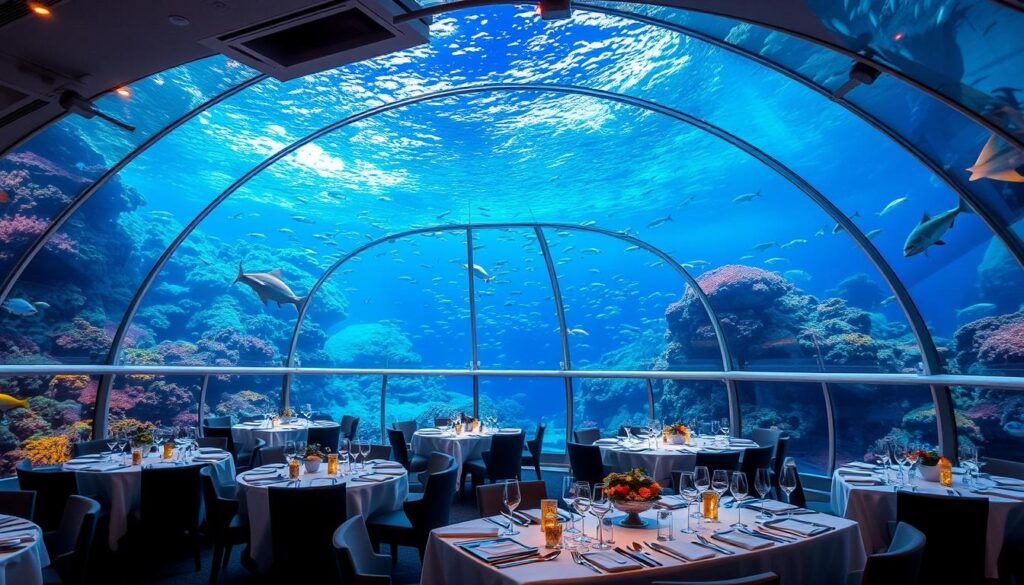 Atlantis underwater dining