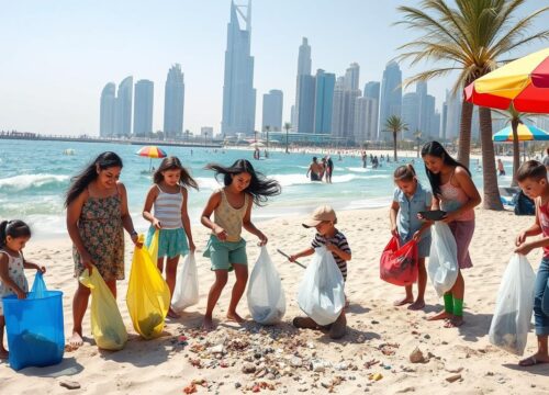 Join Family-Friendly Beach Cleanup Events in Dubai