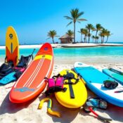 Beach essentials for watersports Jumeirah