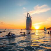 Best time for watersports Jumeirah Beach