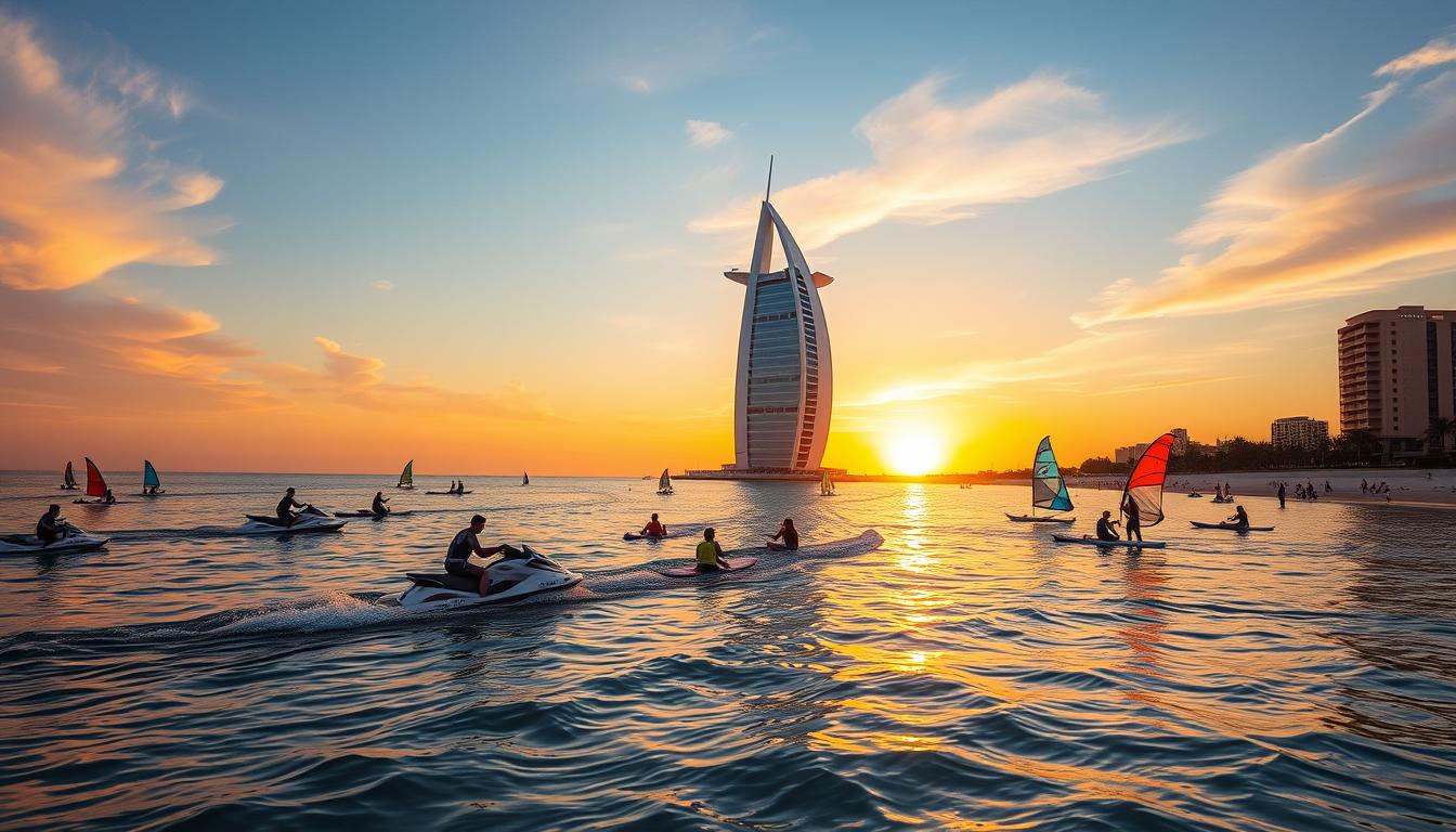 Best time for watersports Jumeirah Beach