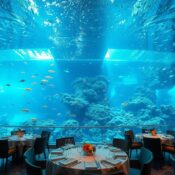 Dubai fish tank dining