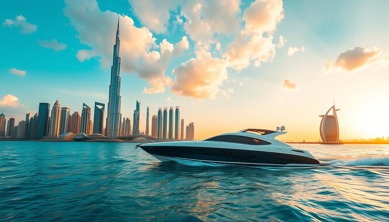 Dubai skyline boat tours