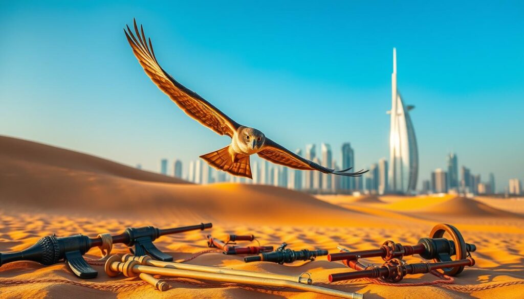 Falconry experience Dubai