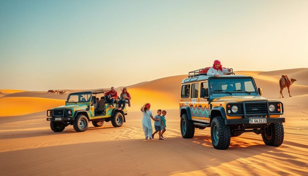 Family desert safari Dubai