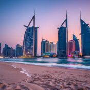 Jumeirah skyline Dubai