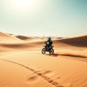 Off-road biking Dubai desert