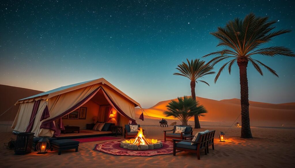 Private family camping Dubai