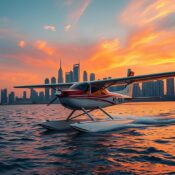 Private sunset seaplane Dubai