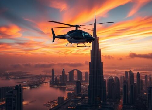 Romantic Helicopter Tour Dubai