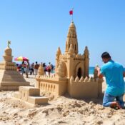 Sandcastle building competitions Dubai