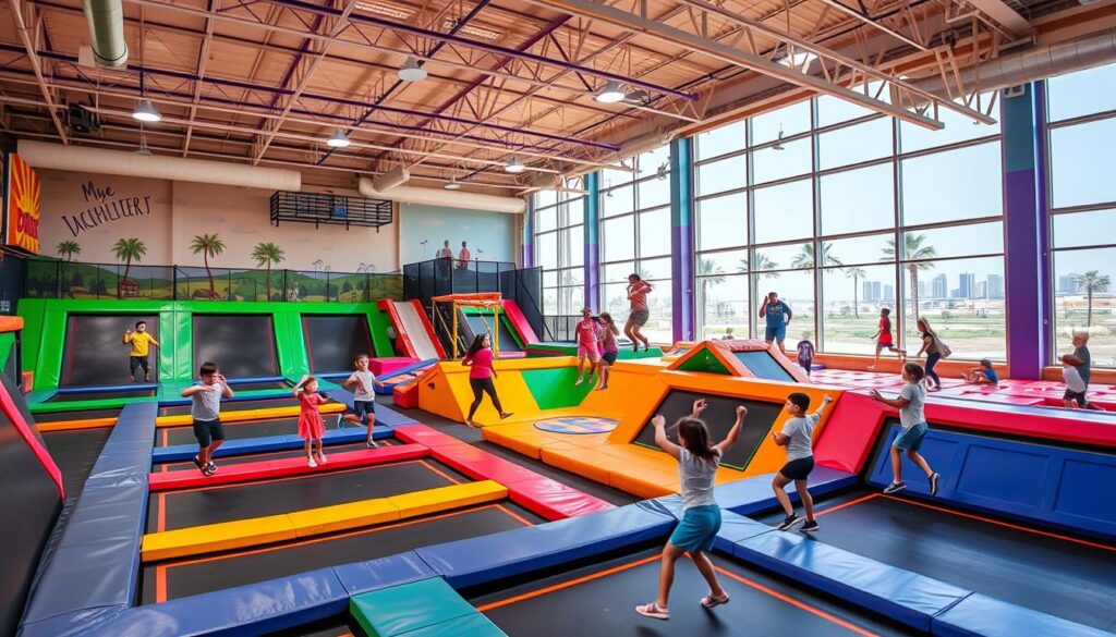 Trampoline parks Dubai