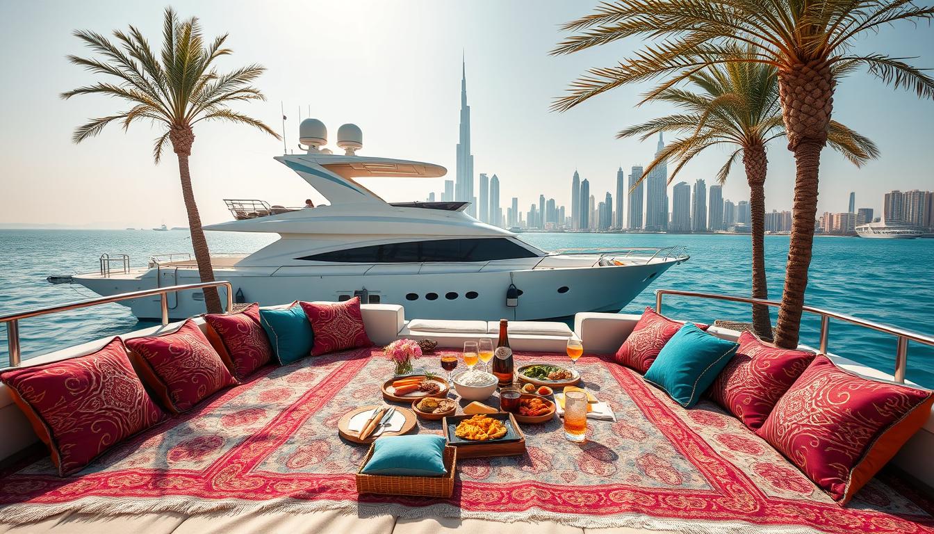 Yacht picnics Dubai