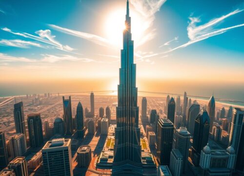 Experience Breathtaking Aerial Views of the Burj Khalifa on a Helicopter Ride