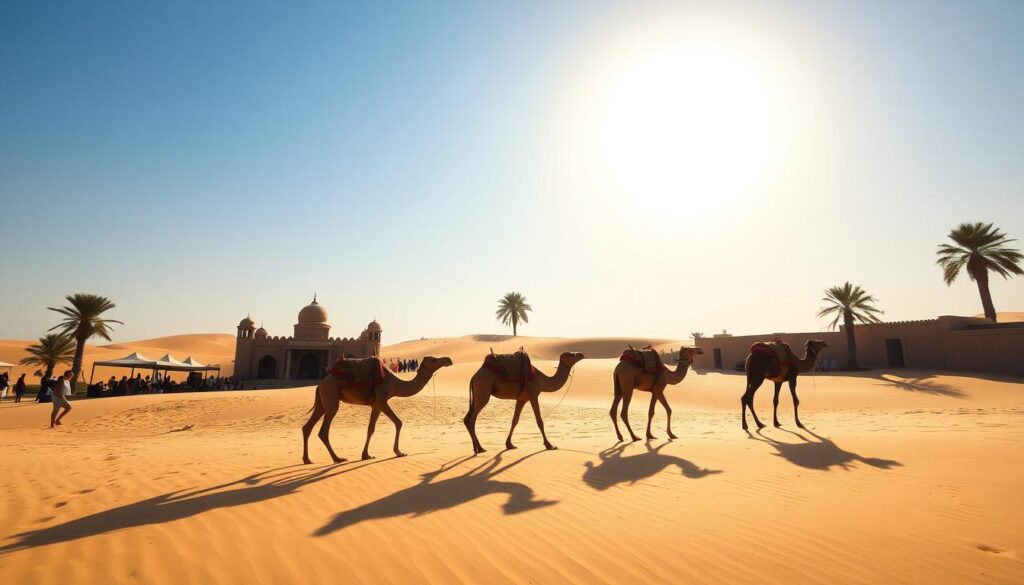 Educational camel tours Dubai