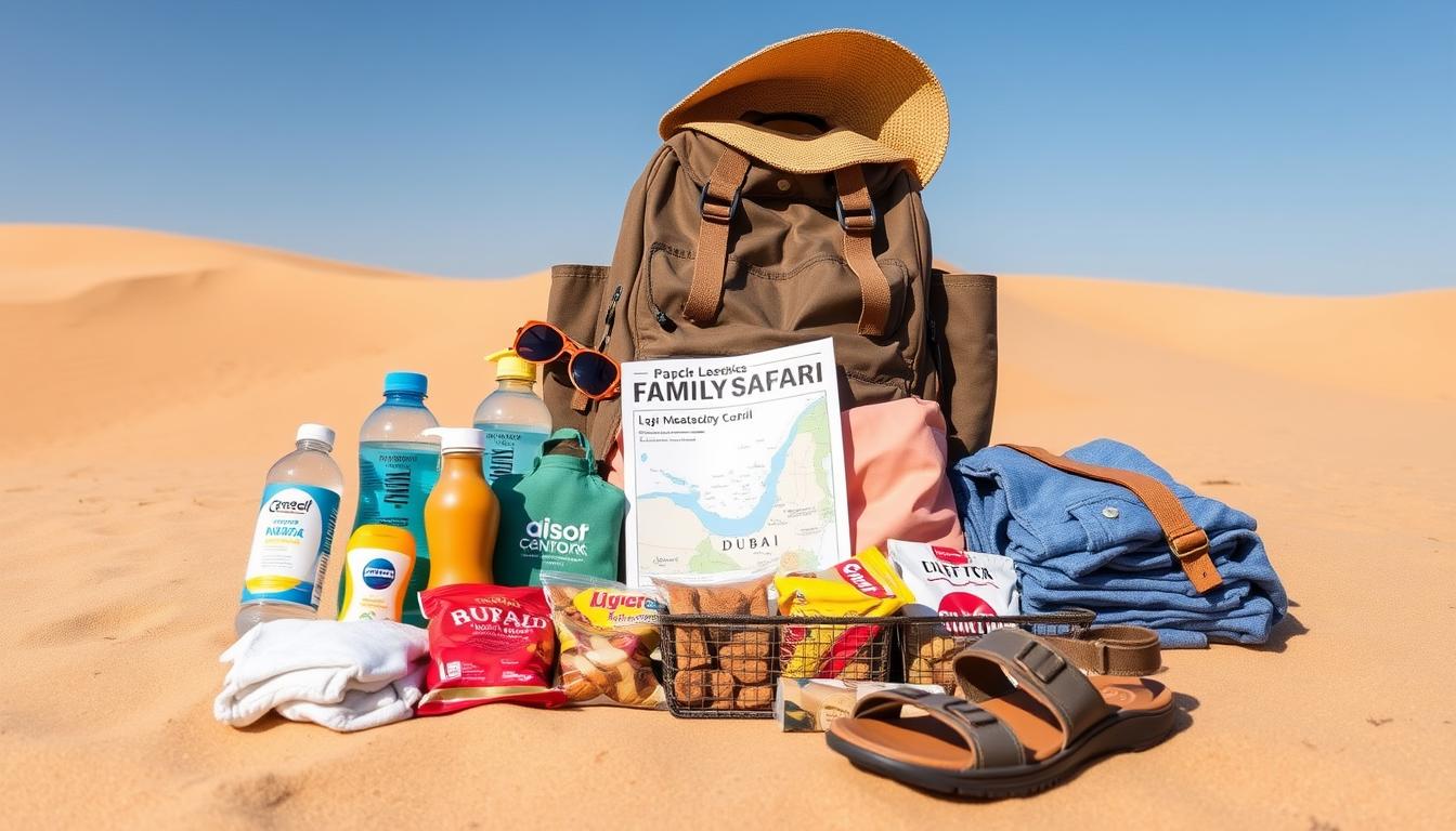 Family Desert Safari Packing