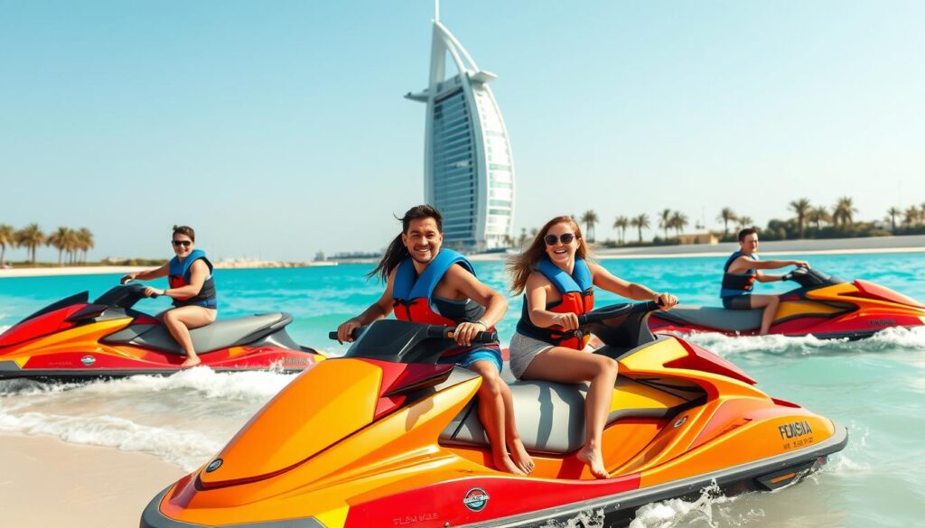 Family-friendly jet skiing Dubai