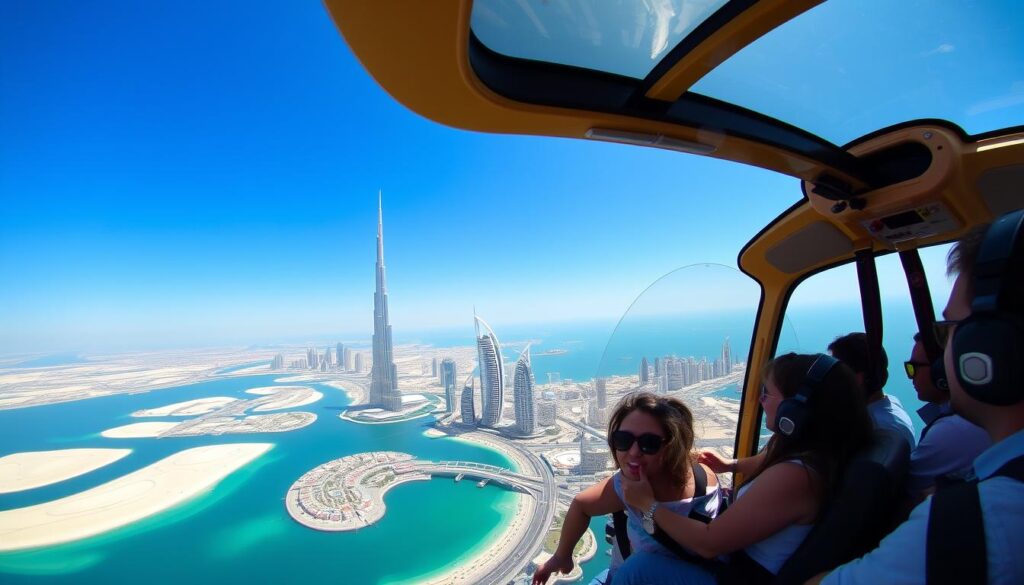 Helicopter tours for adventurers Dubai