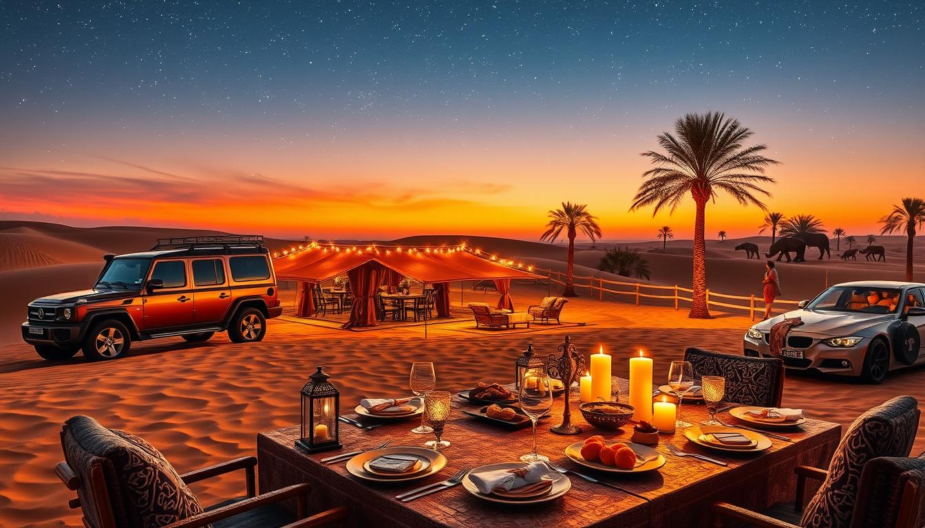 Luxury desert safari options Dubai