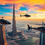 Luxury helicopter tour Dubai comparison