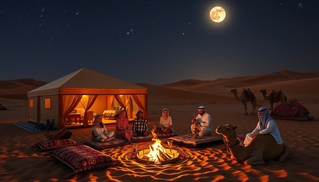 Nightlife safari additions Dubai, entertainment desert experiences, night safari