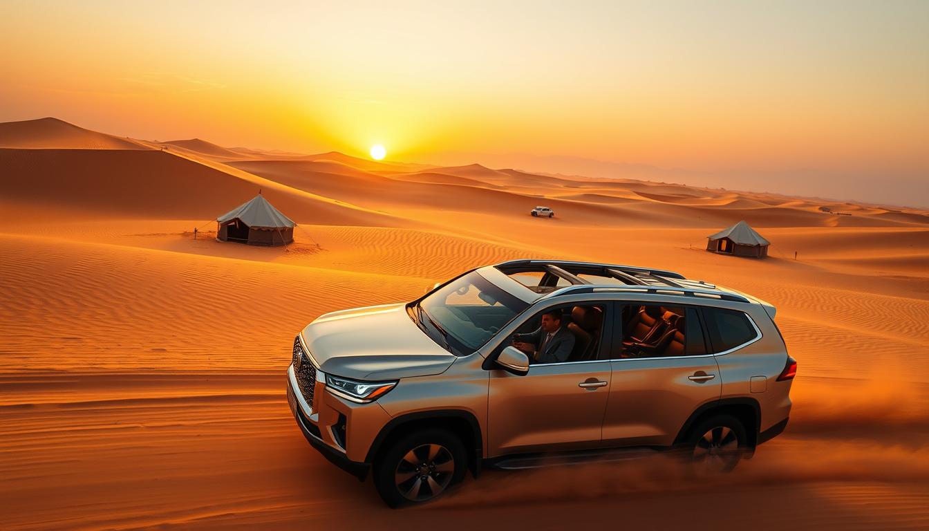 VIP private transfers Dubai desert safari