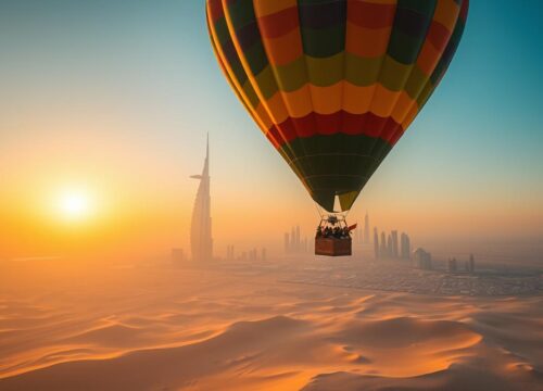 Rising with the Sun: Thrilling Sunrise Hot Air Balloon Adventures Over Dubai