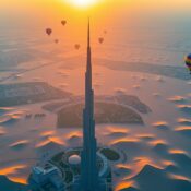 adventure photography tips, aerial adventure photos Dubai, hot air balloon photo