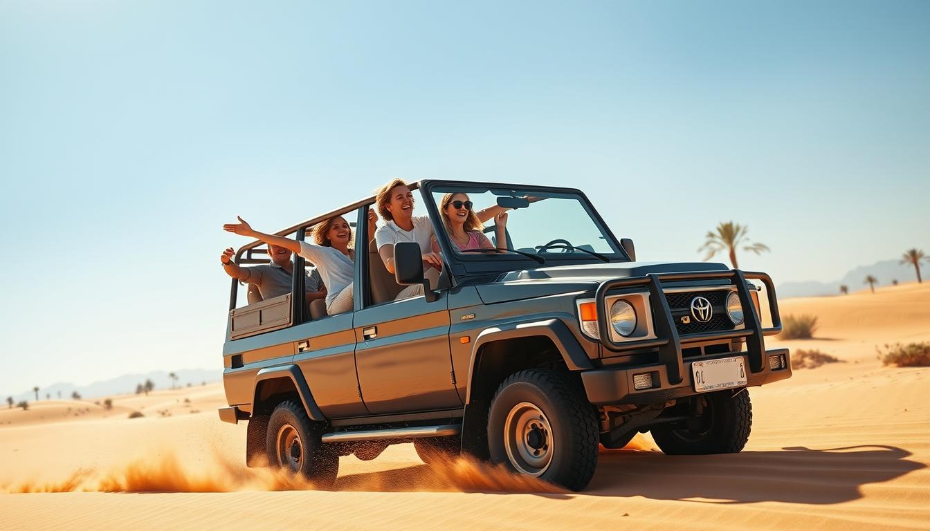 ideal family desert safari Dubai