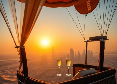 Luxury Day Out: Elegant Pairings for Your Hot Air Balloon Ride in Dubai