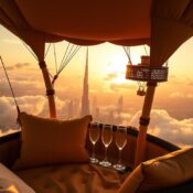 luxury balloon ride enhancements Dubai, premium balloon ride add-ons