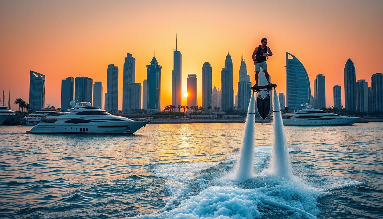 luxury flyboarding Dubai