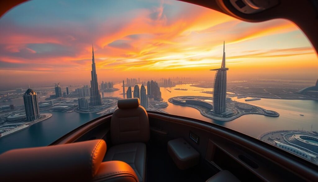 luxury helicopter ride tips Dubai