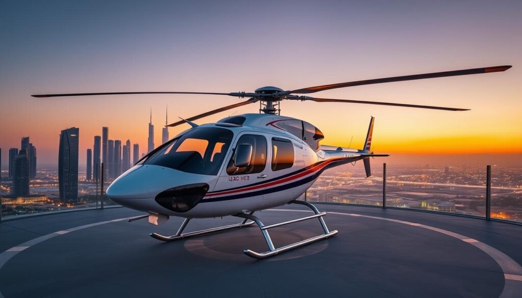 luxury helicopter safety Dubai