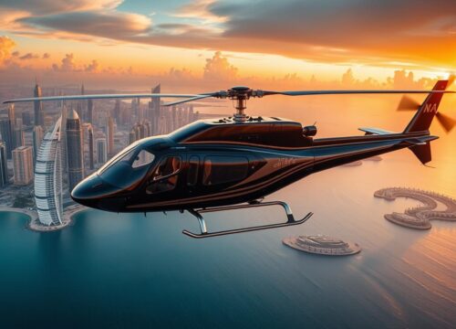 How Dubai Looks During Sunset from a Helicopter – An Elegant Aerial Experience