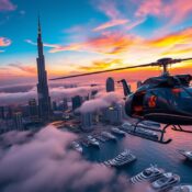 luxury helicopter tour Dubai