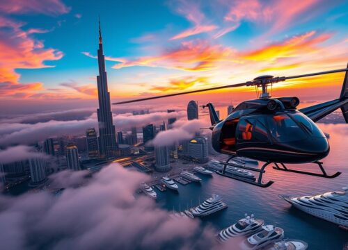 Experiencing Dubai’s Skyline: The Ultimate Luxury Helicopter Tour