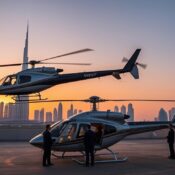 luxury helicopter tour operations Dubai