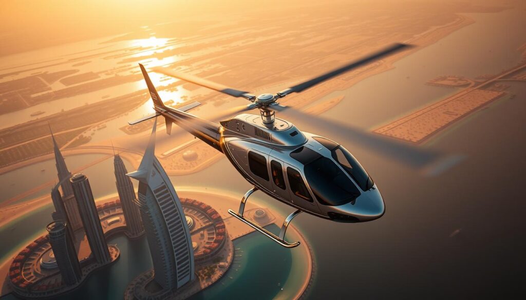 luxury helicopter tourism Dubai future