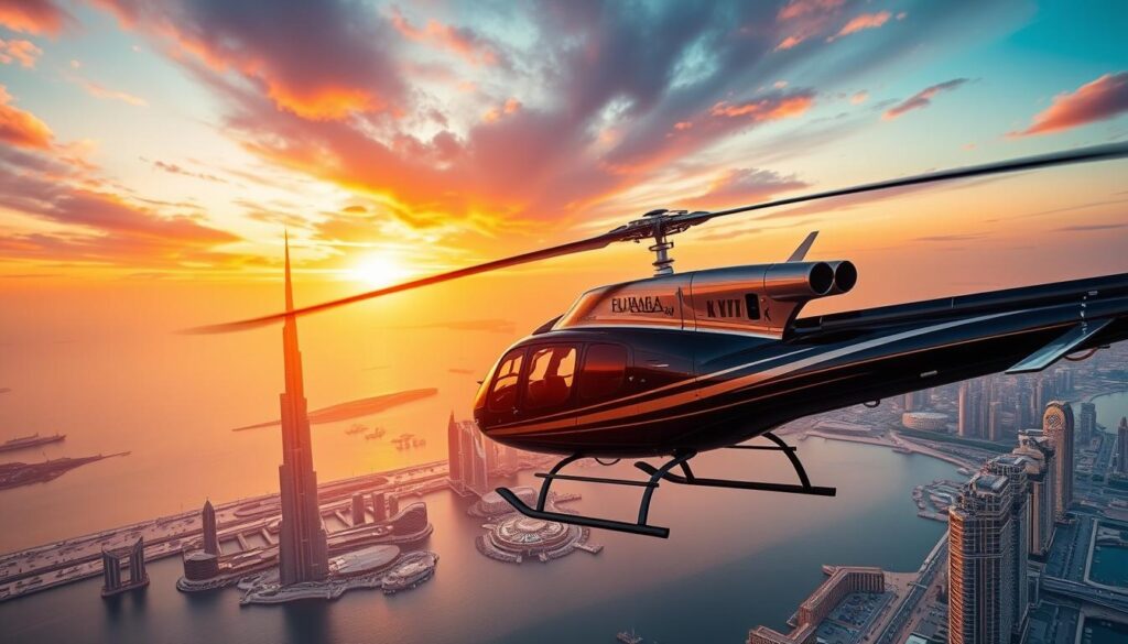 luxury helicopter tours Dubai tourism boom