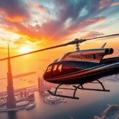 luxury helicopter tours Dubai tourism boom