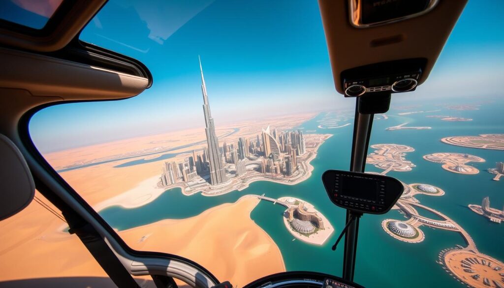 luxury helicopter transfers Dubai