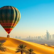 luxury hot air balloon Dubai, exclusive balloon rides Dubai