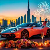 luxury jet car celebrations Dubai