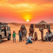 night desert safari family,Arabian Ranches evening tours,family desert nightlife