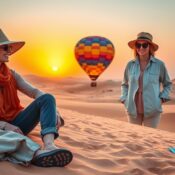 practical balloon ride clothing, what to wear hot air balloon Dubai