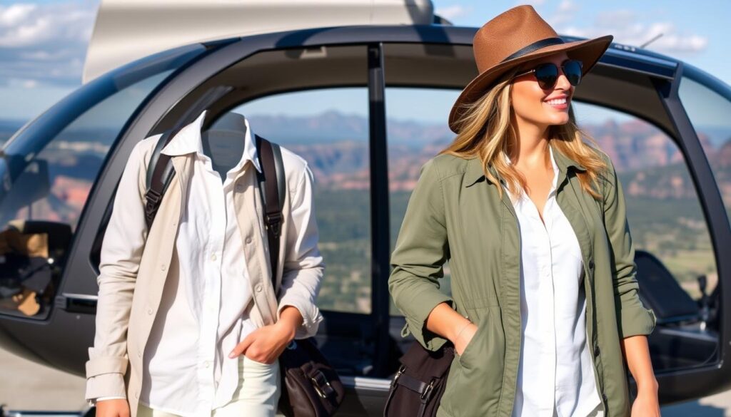 what to wear helicopter ride