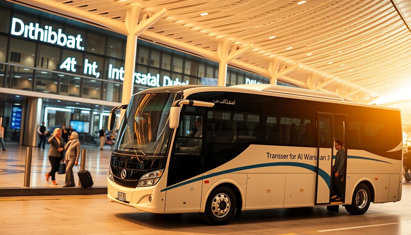 Transfers from Dubai International airport to Al Warsan Dubai