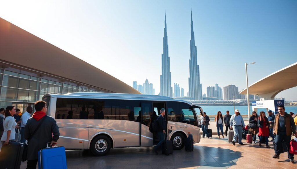 Transfers from Dubai International airport to Bluewaters Island Dubai